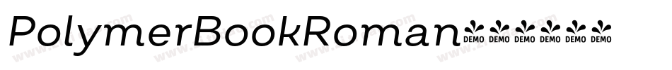 PolymerBookRoman字体转换