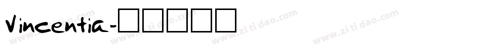 Vincentia字体转换