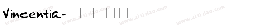 Vincentia字体转换