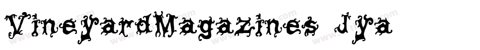 VineyardMagazines-Jya7字体转换