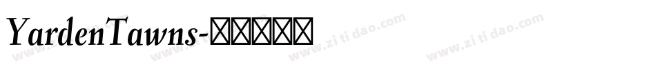 YardenTawns字体转换