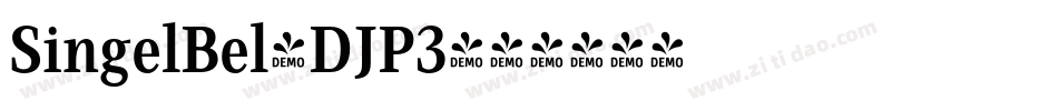 SingelBel-DJP3字体转换