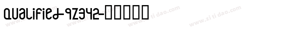 Qualified-qZ342字体转换