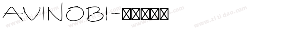 AVINOBI字体转换