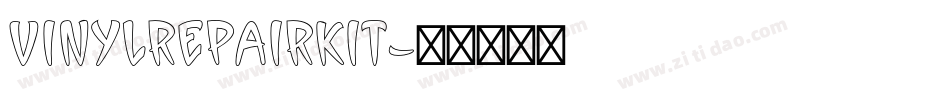 VINYLREPAIRKIT字体转换