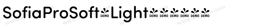 SofiaProSoft-Light字体转换