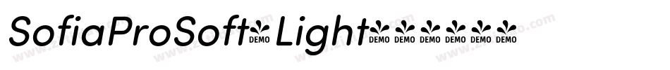 SofiaProSoft-Light字体转换