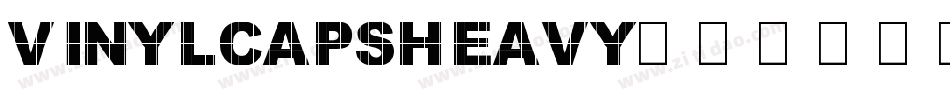 VinylCapsHeavy字体转换