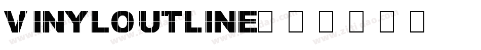 VinylOutline字体转换