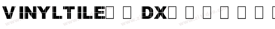 VinylTile-1Dx4字体转换