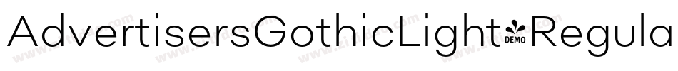 AdvertisersGothicLight-Regular字体转换