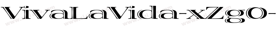 VivaLaVida-xZg0字体转换