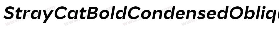StrayCatBoldCondensedOblique-ad1a字体转换