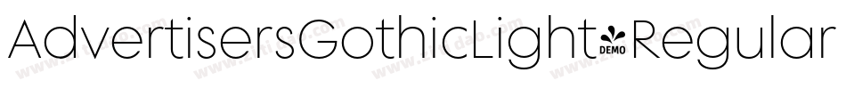 AdvertisersGothicLight-Regular字体转换