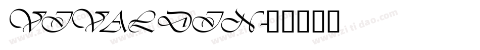 VIVALDIN字体转换