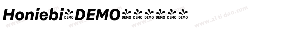 Honiebi_DEMO字体转换
