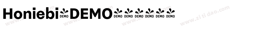 Honiebi_DEMO字体转换