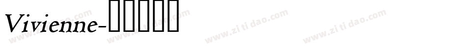 Vivienne字体转换
