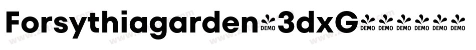 Forsythiagarden-3dxG字体转换 Forsythiagarden-3dxG字体转换