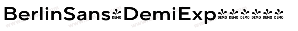 BerlinSans-DemiExp字体转换