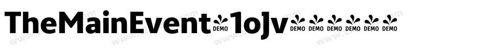 TheMainEvent-1oJv字体转换