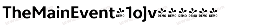 TheMainEvent-1oJv字体转换