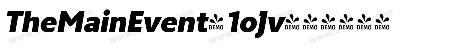 TheMainEvent-1oJv字体转换