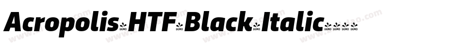 Acropolis-HTF-Black-Italic字体转换