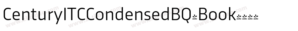CenturyITCCondensedBQ-Book字体转换