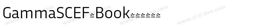GammaSCEF-Book字体转换