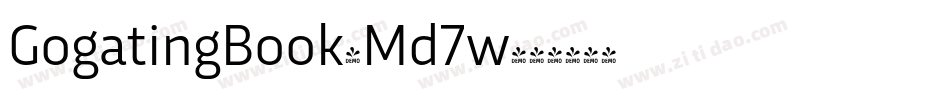GogatingBook-Md7w字体转换