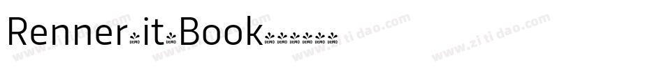 Renner-it-Book字体转换