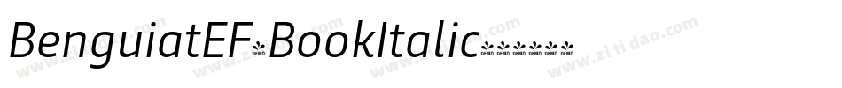 BenguiatEF-BookItalic字体转换