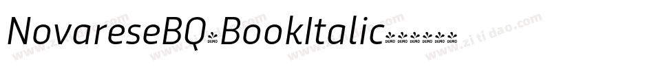 NovareseBQ-BookItalic字体转换