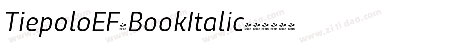 TiepoloEF-BookItalic字体转换