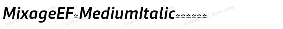 MixageEF-MediumItalic字体转换