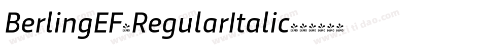 BerlingEF-RegularItalic字体转换
