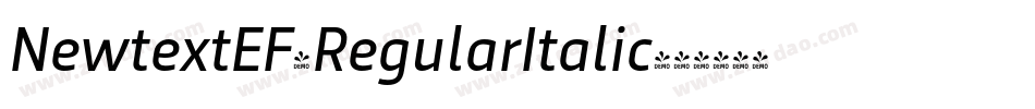 NewtextEF-RegularItalic字体转换