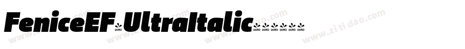 FeniceEF-UltraItalic字体转换
