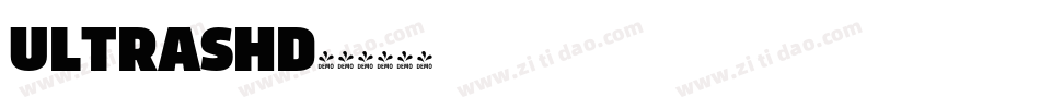 ULTRASHD字体转换