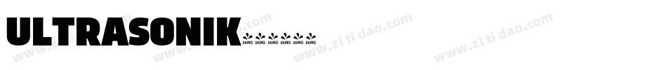 ULTRASONIK字体转换 ULTRASONIK字体转换