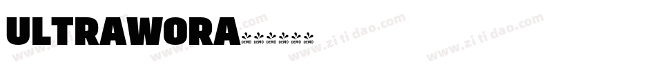 ULTRAWORA字体转换