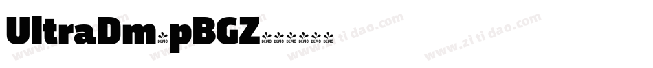 UltraDm-pBGZ字体转换
