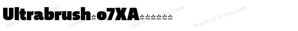 Ultrabrush-o7XA字体转换