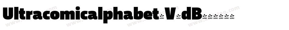 Ultracomicalphabet-V4dB字体转换