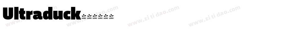 Ultraduck字体转换