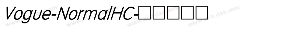 Vogue-NormalHC字体转换