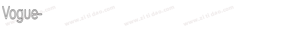 Vogue字体转换