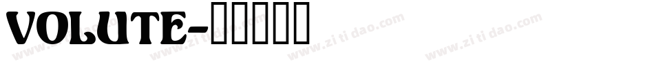 Volute字体转换