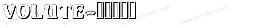 Volute字体转换